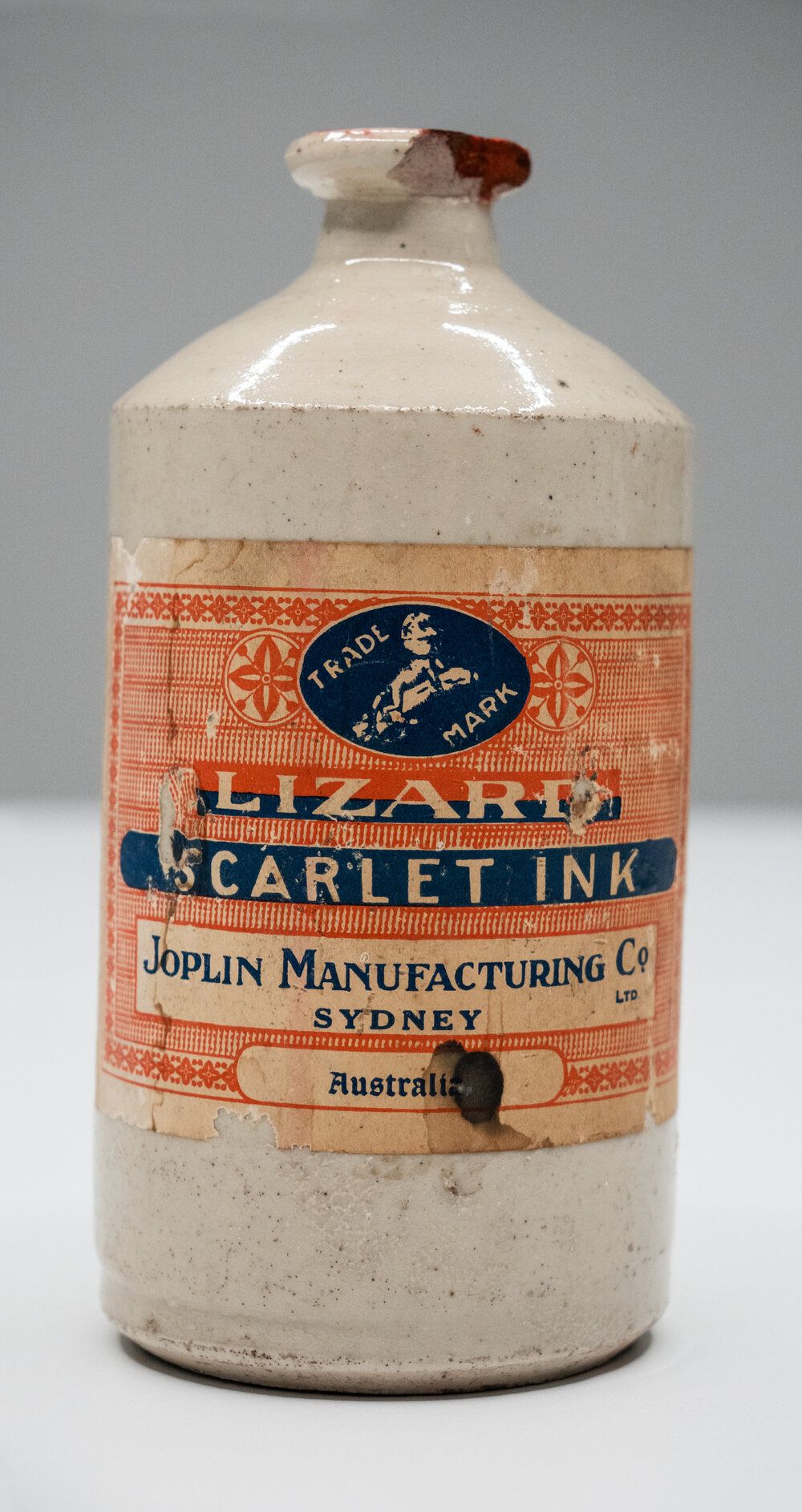 Lizard Scarlet Ink found during building works