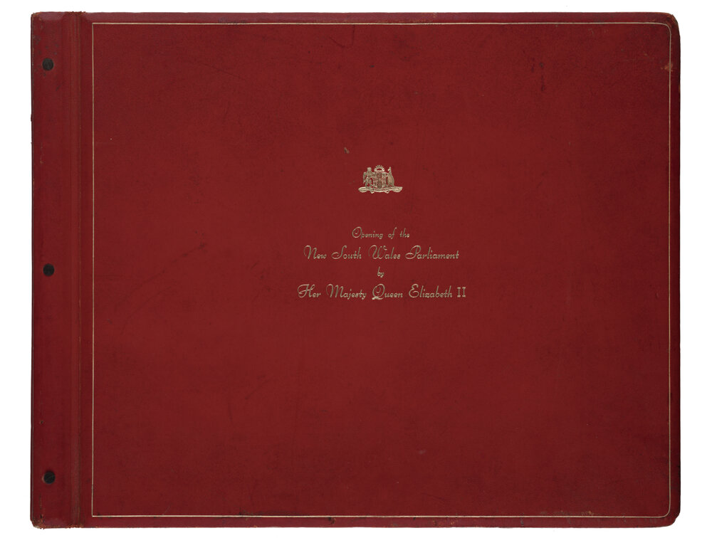 Photograph Album - Opening of the New South Wales Parliament by Her Majesty Queen Elizabeth II in 1954