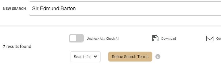 Refine Search Terms