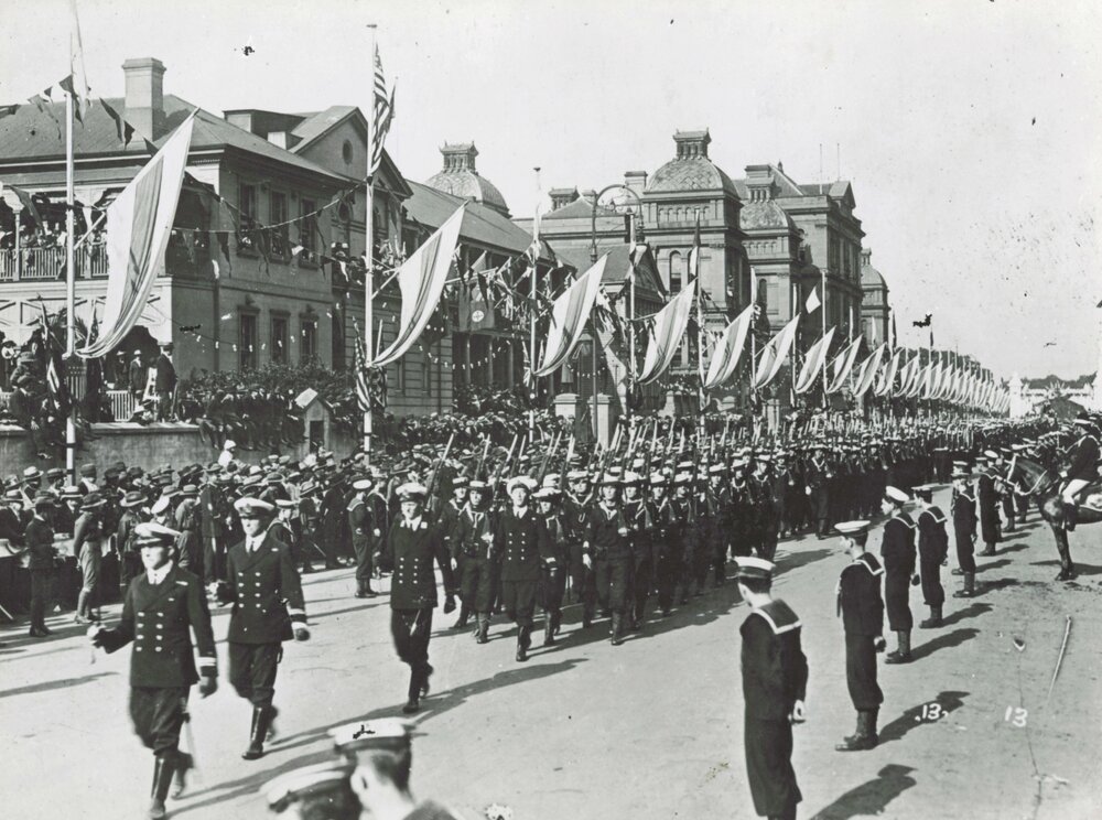 Peace day procession -1919