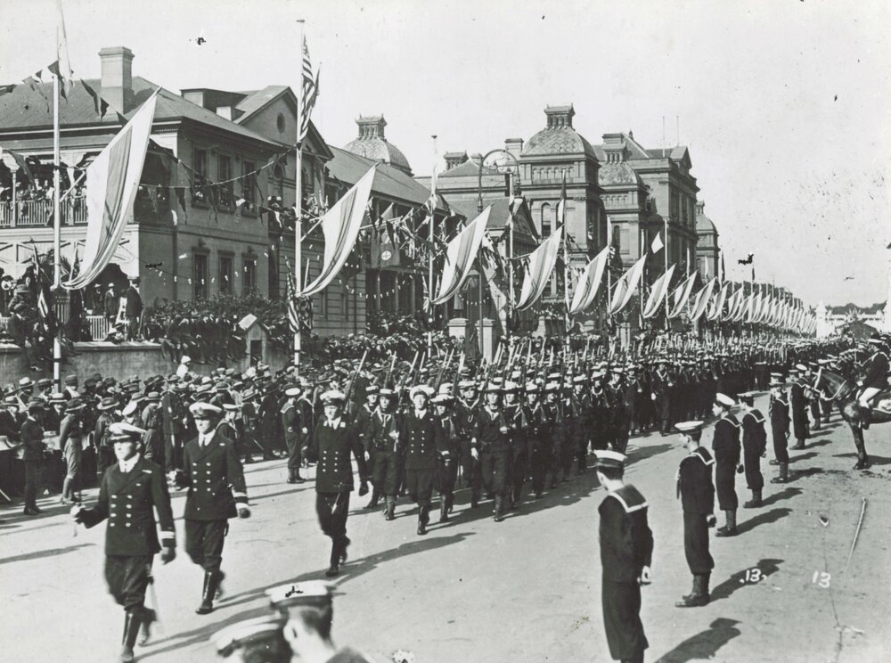 Peace day procession 1919