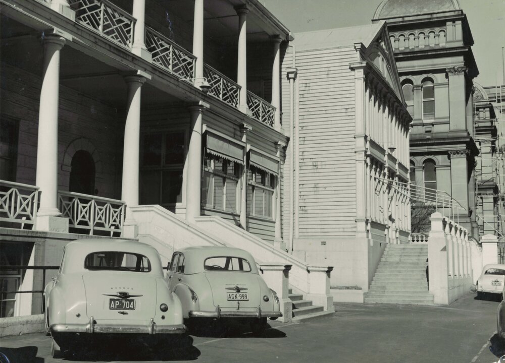 NSW Parliament House Car Park - 1956