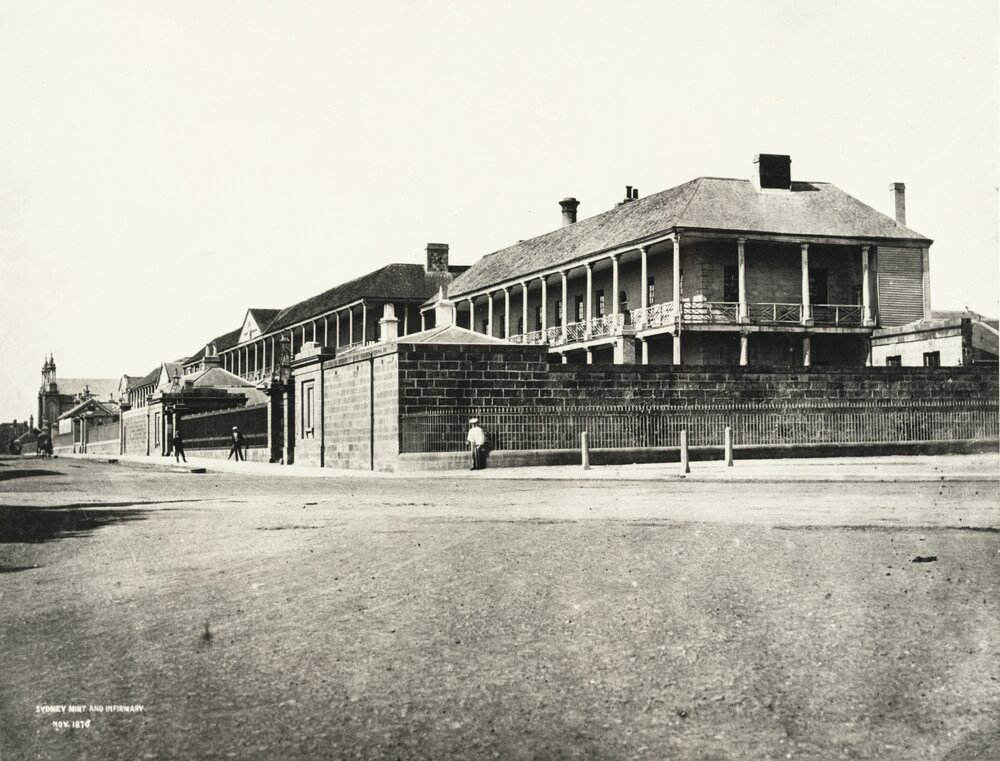 Sydney Mint and Infirmary - 1870