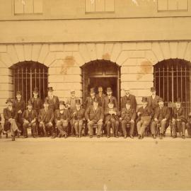 Premiers Conference, Hobart,1905 in front of Parliament House