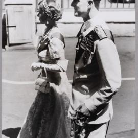 Queen Elizabeth II and Duke of Edinburgh - 1954