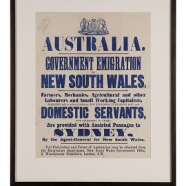 Emigration poster 1883