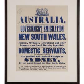 Emigration poster 1883