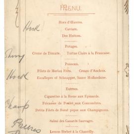 Menu - unknown