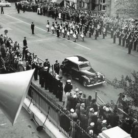 Governor arrives - Opening 39th Parliament - 1959