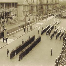 Proclamation of Accession of King George VI outside NSW Parliament - 1936