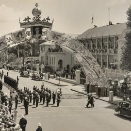 Arrival of Queen Elizabeth II - 1954