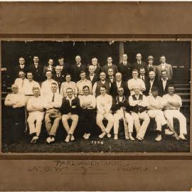 Parliamentary Cricket Team - NSW vs Victoria - 1924
