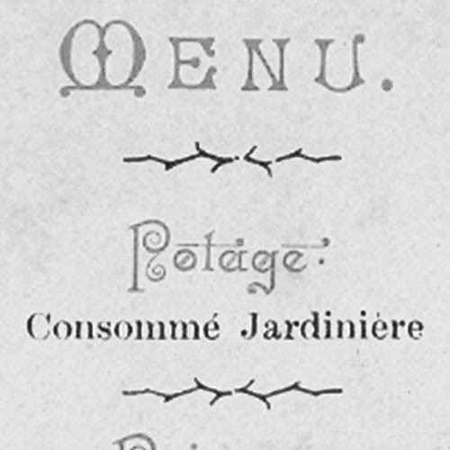 Menus Timeline